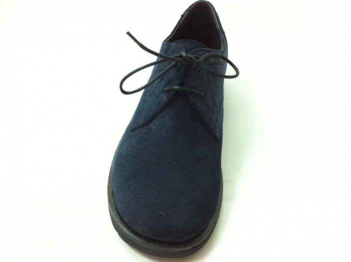 Pantofi din piele intoarsa Pax bleumarin [2]